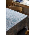 Lapuan Kankurit Villiyrtit tablecloth/throw, 150 x 200 cm, rose - petroleum, decoration image