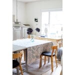 Lapuan Kankurit Villiyrtit tablecloth/throw, 150 x 200 cm, rose - petroleum, decoration image