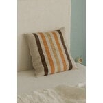Lapuan Kankurit Virta housse de coussin, 45 x 45 cm, lin - marron - rouille, image décorative
