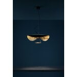 Catellani & Smith Lederam Manta S1 pendant lamp, gold - black, view 8