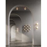 Nuura Liila 12 wall/ceiling lamp, gold - opal white