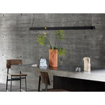 Muuto Linear pendant, 169,2 cm, black, decoration image