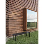 Muuto Linear Steel bench 170 cm, black, decoration image
