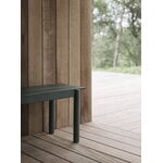 Muuto Linear Steel bench 170 cm, dark green, decoration image