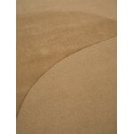 Linie Design Split Plains tufted wool rug, mustard, decoration image