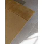 Linie Design Split Plains tufted wool rug, mustard, decoration image