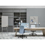 Lintex Lavagna in vetro Mono Mobile, 70,7 x 196 cm, grigio chiaro