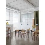 Muuto Loft chair, deep red - oak, decoration image