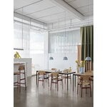Muuto Loft chair, deep red - oak, decoration image