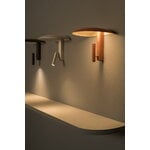 Marset Konoha wall lamp, white chalk, decoration image