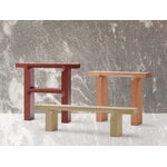 Mattiazzi MC23 Oto two-level console table, dark red, decoration image