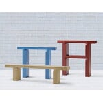 Mattiazzi MC23 Oto two-level console table, dark red, decoration image