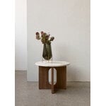 MENU Androgyne side table, 50 cm, walnut - Kunis Breccia
