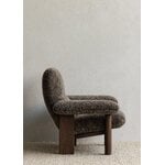 Audo Copenhagen Brasilia lounge chair, dark stained oak - Root sheepskin