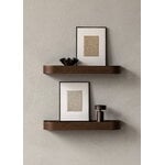 Audo Copenhagen Epoch shelf 79, dark stained oak - black