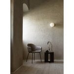 Menu TR Bulb table/wall lamp, grey marble - matte opal