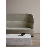 Audo Copenhagen Tavolo Plinth, basso, marmo bianco Carrara