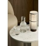 Audo Copenhagen Hashira portable table lamp, raw linen