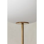 Audo Copenhagen JWDA floor lamp, travertine - brushed brass