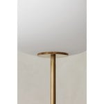 Audo Copenhagen Lampada da terra JWDA, travertino - ottone spazzolato