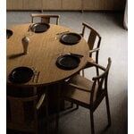Audo Copenhagen Chaise de salle à manger Merkur avec accoudoirs, chêne