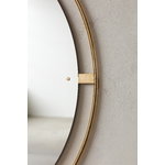 Audo Copenhagen Nimbus mirror 110 cm, polished brass