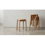 Audo Copenhagen Passage stool, oak, decoration image