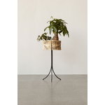 Audo Copenhagen Umanoff planter, 69 cm, black - rattan