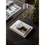 Audo Copenhagen Plinth pöytä, matala, musta Marquina marmori