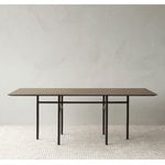 Audo Copenhagen Table Snaregade, 200 x 90 cm, chêne teinté foncé