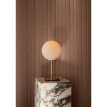 Audo Copenhagen TR Bulb table lamp, brushed brass - matte opal