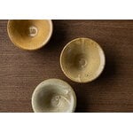 Audo Copenhagen Triptych ceramic bowl, 15 cm, creme