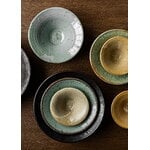 Menu Triptych ceramic bowl, 30 cm, mocha