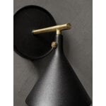 Audo Copenhagen Cast Sconce wall lamp with diffuser, dimmable, black - brass