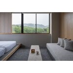 Karimoku Case N-CT01 coffee table, 48,5 x 150 cm, lacquered oak - marble, decoration image