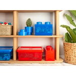 Room Copenhagen Lego Storage Brick 4 Top Lid, translucent blue, decoration image