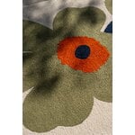 Marimekko Unikko Anniversary Outdoor matto, dusty green, sisustuskuva