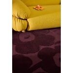 Marimekko Unikko matto, burgundi, sisustuskuva