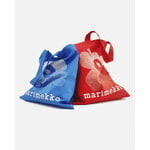 Marimekko Vankka Unikko tote bag, red - off-white, decoration image