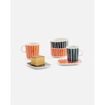 Marimekko Oiva - Piccolo mug, 4 dl, white - light pink - orange, decoration image