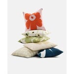 Marimekko Pieni Unikko fodera per cuscino, 50 x 50 cm, pera - bianco sporco - melone, immagine decorativa