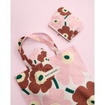 Marimekko borsa Pieni Unikko, 44 x 43 cm, bianco sporco-rosa-castagna-giallo chiaro, vista 2