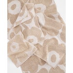 Marimekko Unikko serviette d’invité 30 x 50 cm, blanc cassé - lin, image décorative