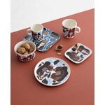 Marimekko Oiva - Kurre mug, 2,5 dl, white - brown - black - light blue, view 2