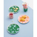 Marimekko Oiva - Unikko breakfast set, white - pink - orange, decoration image