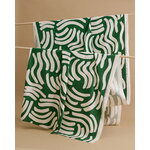 Marimekko Hyräily cotton panama fabric, green - cotton