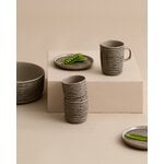 Marimekko Oiva - Räsymatto cup w/o handle, 2 dl, 2 pc, terra - black