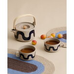 Marimekko Oiva - Seireeni teapot, 0,7 L, terra - dark blue
