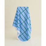 Marimekko Tiiliskivi fabric, light blue - green