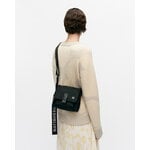 Marimekko Borsa a tracolla Mini Messenger, Unikko nero, immagine decorativa